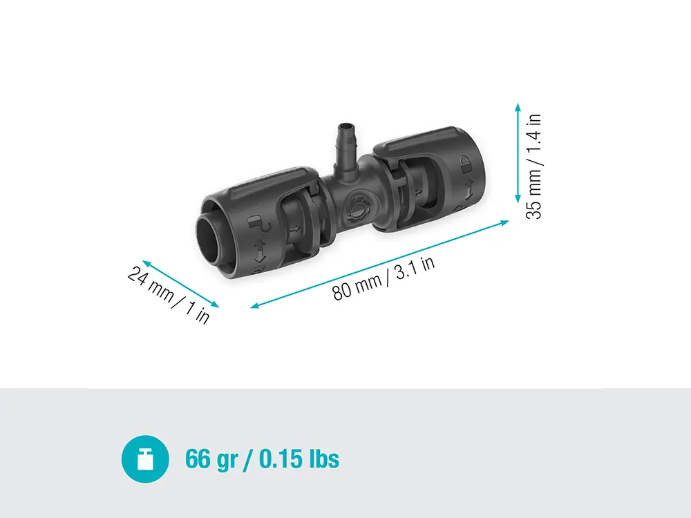 T型コネクタ4.6ｰ13mm5個入