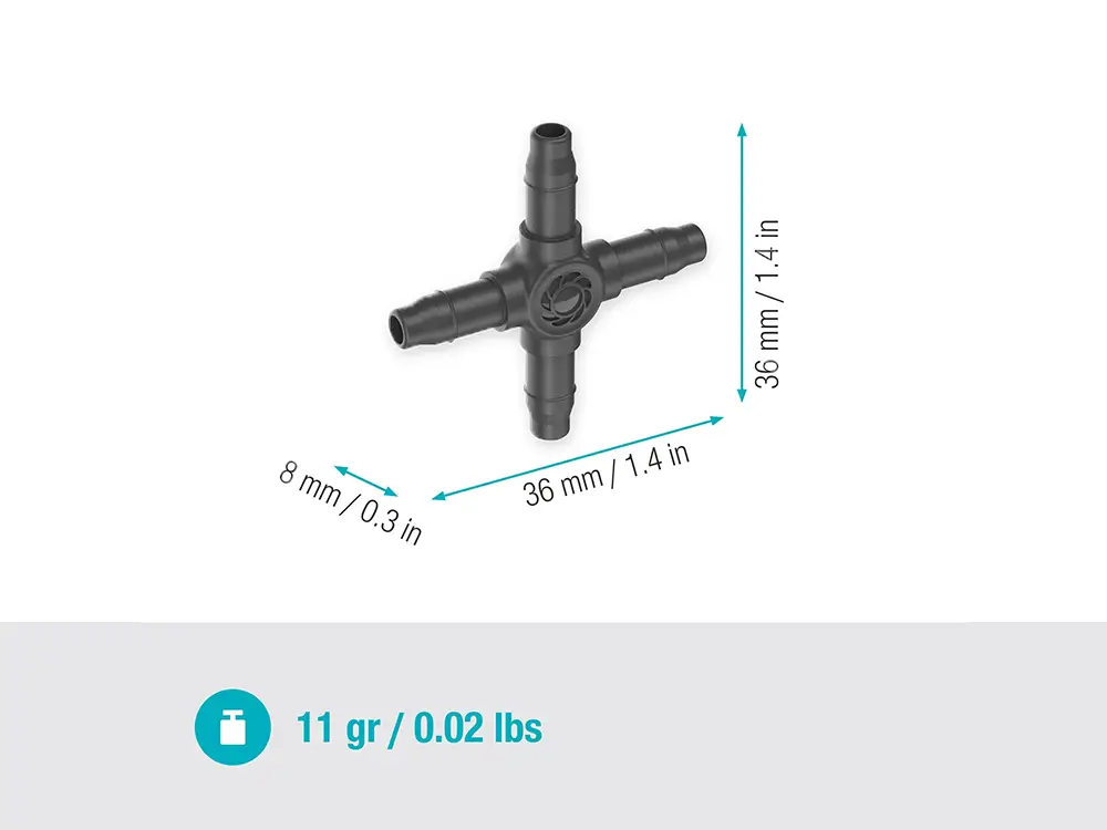 十字型コネクタ 4.6mm 10個入