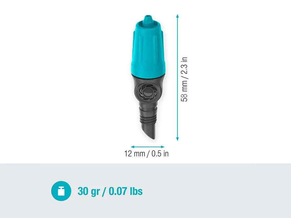水量調整ドリップヘッド4.6mm10個入
