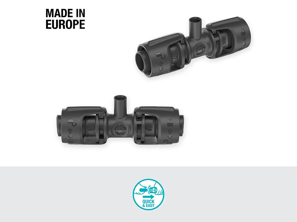T型コネクタ スプリンクラーヘッド差し込み用13mm5個入