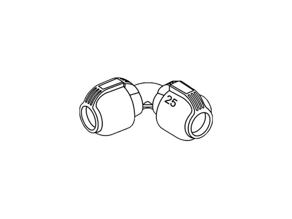 L型コネクタ25mm